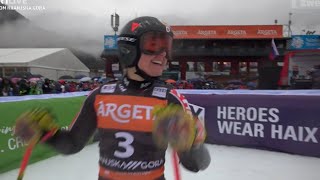 Ski Alpin Womens giant Slalom Kranjska Gora 2run Highlights 2024 [upl. by Ransom]