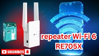 TPLink RE705X Ax3000 Mesh WiFi 6 Rang ExtenderEnglish [upl. by Louis]