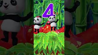 Five Little Pandas Jumping On The Bed I Kids Song I Dance Song Fr Kids kidsvideo cartoon karaoke [upl. by Danni]