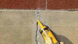 How to Repair Cracks in Vertical Concrete Surfaces with QUIKRETE [upl. by Simpson221]