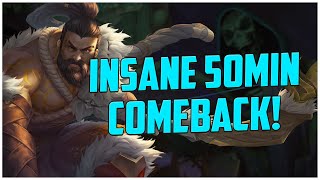 INSANE 50 MINUTES COMEBACK S11 SMITE RANKED RAMA [upl. by Hayikat738]