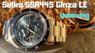 Seiko Presage Ginza Limited Edition SSA445J  Unboxing [upl. by Muriel488]