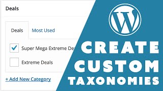 How To Create Custom Taxonomies In WordPress [upl. by Katheryn]