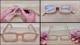 How To Make Glasses Out Of Cardboard DIY [upl. by Anna-Diane692]