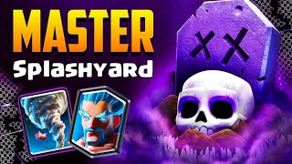 How to Play Splashyard in 2024  Clash Royale 💀👑 [upl. by Enaht]