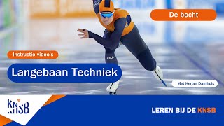 Instructievideo Bocht Langebaanschaatsen [upl. by Ahsinwad]