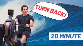 Adventure Rowing Workout Defy the Waves 20Minute HIIT [upl. by Stranger]