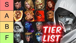 BEST Heroes TIER LIST July 269 Characters  Marvel Future Fight [upl. by Magulac562]