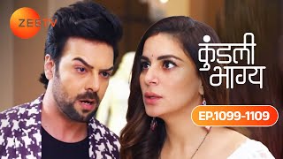 Prithvi ने करी Preeta को डराने की कोशिश  Kundali Bhagya  Ep 1099  1109  Karan amp Preeta  zeetv [upl. by Serafine]