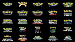 UPDATED Pokémon  Every Official English Theme songs 19972022 Season 125 [upl. by Noell]