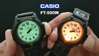 Mismo Reloj Diferente Tipo de Iluminación ¿Que Cambia CASIO FORESTER FT500W [upl. by Enillebyam165]