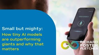 Small but mighty How tiny AI models are outperforming giants and why that matters [upl. by Beckman]