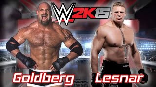 Goldberg vs Brock lesnar full gameplay [upl. by Liederman]