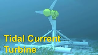 Ocean Energy  Tidal Current Turbine [upl. by Darian]