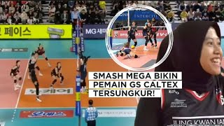 Smash Mega Bikin Pemain GS Caltex Tersungkur [upl. by Teiv]