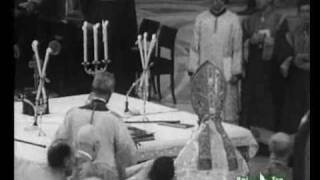 Abandonment of the Tiara  Pope Paul VI 13111964 [upl. by Allbee]