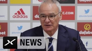 MeisterKrise Claudio Ranieri quotUns fehlts an allemquot  AFC Sunderland  Leicester City 21 [upl. by Atsillak]