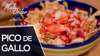 Homemade Pico De Gallo Salsa  Cinco de Mayo Recipe  Made to Order  Chef Zee Cooks [upl. by Erving]