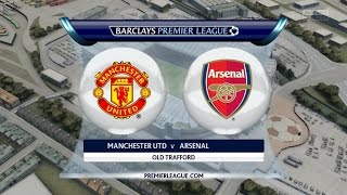 Manchester United vs Arsenal FC  28022016  Barclays Premier League  FIFA 16 [upl. by Ahsika644]