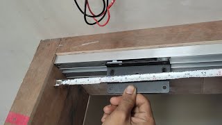 Wardrobe Sliding Channel fitting कैसे करते हैं how to Sliding Door Channel fitting kaise lagate hain [upl. by Lemrac663]