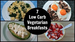 7 Keto Vegetarian Breakfast Ideas  Easy Low Carb Breakfast Recipes [upl. by Ydarb]