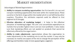 Segmentation  Targeting  Positioning  Bases of Segmentation  Differentiation [upl. by Kania]