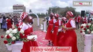 Muhiki kuingira kiharo na rwimbo rwa EMANUEL by LUCY NGANGA Mercy Weds Samuel [upl. by Airret]