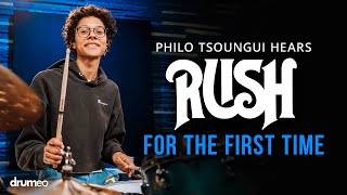 The Mars Volta Drummer Hears RUSH For The First Time [upl. by Millham]