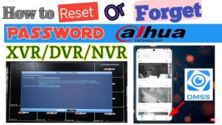 How to Reset Or Forget Dahua XVR  DVR  NVR Password  Dahua DVR XVR ka Password kese Reset karein [upl. by Lauro985]