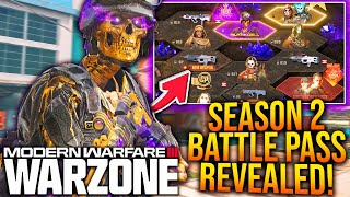 WARZONE SEASON 2 BATTLE PASS Revealed New Weapons Blackcell Upgrade amp More MW3 Season 2 [upl. by Nerte]