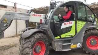 FARMERS GUARDIAN ON TEST Claas Scorpion Telehandler 7055 [upl. by Daffi281]