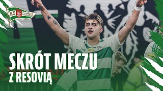 RESOVIA POKONANA  Skrót meczu Lechia  Resovia 40 [upl. by Netnilc467]