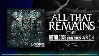 Metalcore Drum Track  All That Remains Style  110 bpm [upl. by Oilut]