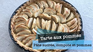 RECETTE TARTE AUX POMMES 🍏 [upl. by Omsoc]