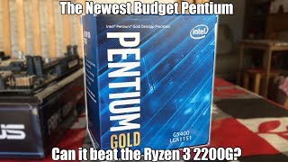 Intel Pentium Gold G5400 Review Vs Ryzen 3 2200G [upl. by Imoen]