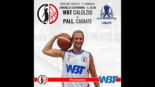 Serie DR1  1a giornata 202425  WBT CARPE DIEM Calolzio vs PallCabiate [upl. by Safire694]