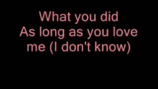 BACKSTREET BOYS LYRICS for As Long As You Love Me onscreen text [upl. by Hamford]