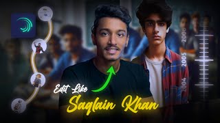 How to Edit Like Saqlain Khan in Mobile Alight Motion Tutorial [upl. by Ddat]