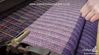 weaving on a 95 year old hattersley loom [upl. by Phillada]