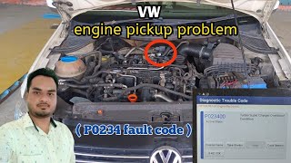 VW Polo pickup issue  p0234 fault code turbo supercharger overboost condition [upl. by Coretta]