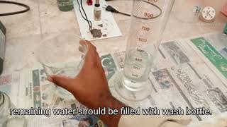 How to make 01 solution of mercuric chloride for X plant sterilisation in English subtitles [upl. by Ambert]