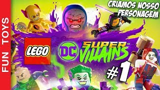 😈 LEGO DC Super Villains 1  Veja TODAS as opções iniciais de CRIAÇÃO do nosso VILÃO PERSONALIZADO [upl. by Bush]