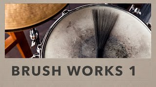 ブラシの使い方１ 基礎brush works 01 How to play jazz drum with brush [upl. by Carlynne45]