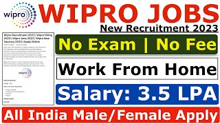 Wipro Recruitment 2023  Wipro Jobs For Freshers 2023  Wipro OffCampus Hiring 2023  Wipro Jobs [upl. by Airla400]