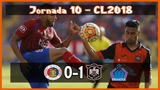 CD FAS 0 vs CD Águila 1 FULL GAME 2252018 ES Clausura 2018 [upl. by Seen]