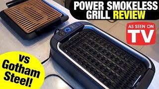 Power Smokeless Grill Review VS Gotham Steel Smokeless Grill [upl. by Coad]