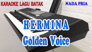 HERMINA ll KARAOKE BATAK ll GOLDEN VOICE ll NADA PRIA ESDO [upl. by Atikin]