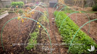 Installer un arrosage goutteàgoutte Gardena dans un potager  Truffaut [upl. by Nathanil]