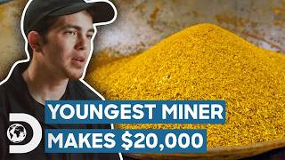 Youngest Miner In Nome Finds 20000 Of Gold Underwater  Gold Divers [upl. by Asher]