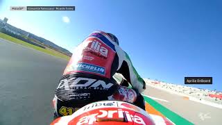 ValenciaGP Aprilia OnBoard [upl. by Lidaa]